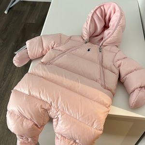 Polo puffer for baby girl